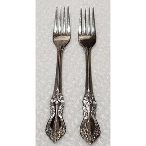 Reed & Barton Marlborough Pattern Stainless Flatware - Two (2) Youth Forks